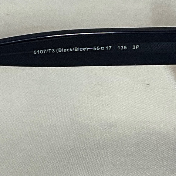 Coach Megan Black & Blue Sunglasses with Brown Case & Cloth - Picture 11 of 14